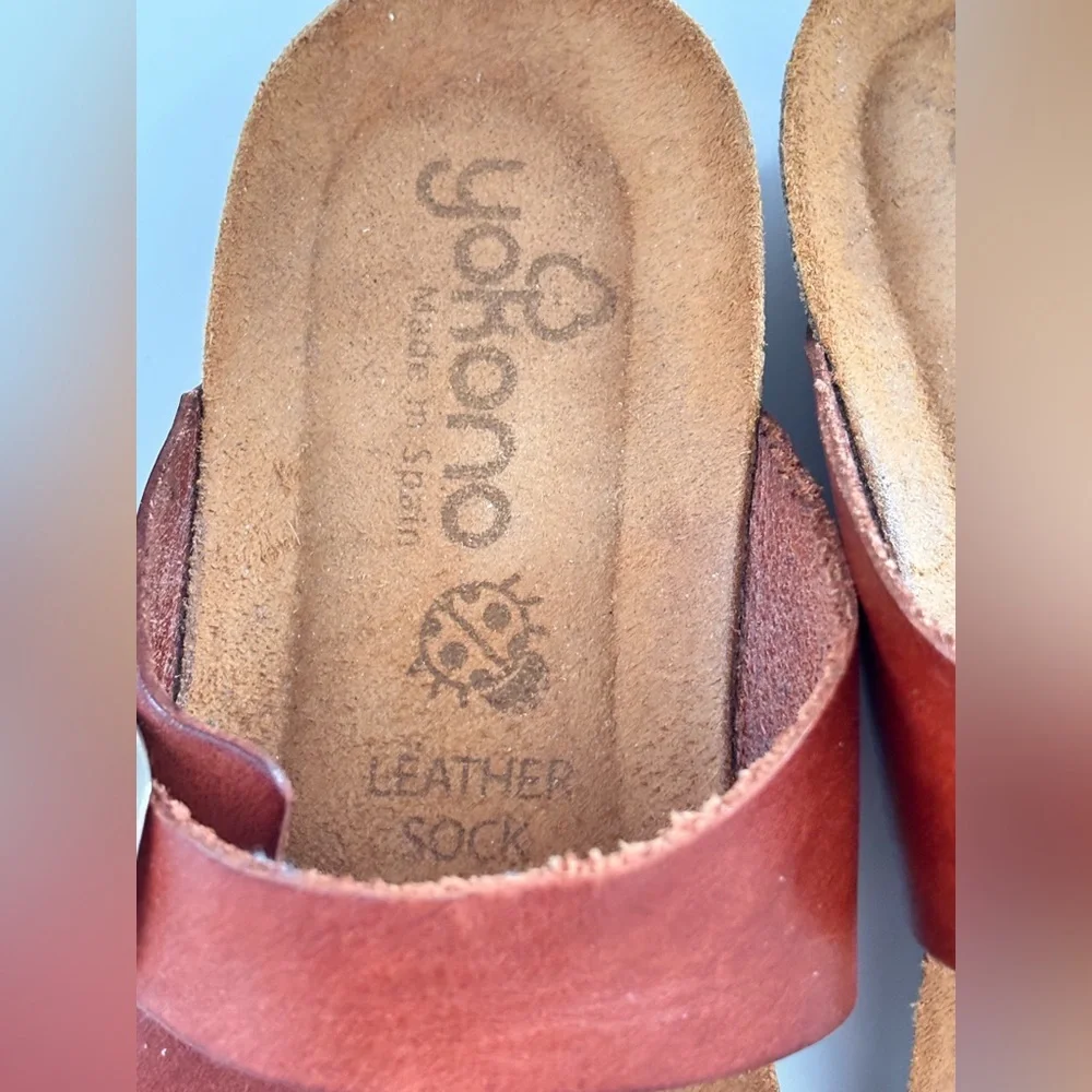 Yokono Made In Spain Leather Sandals - Picture 3 of 5